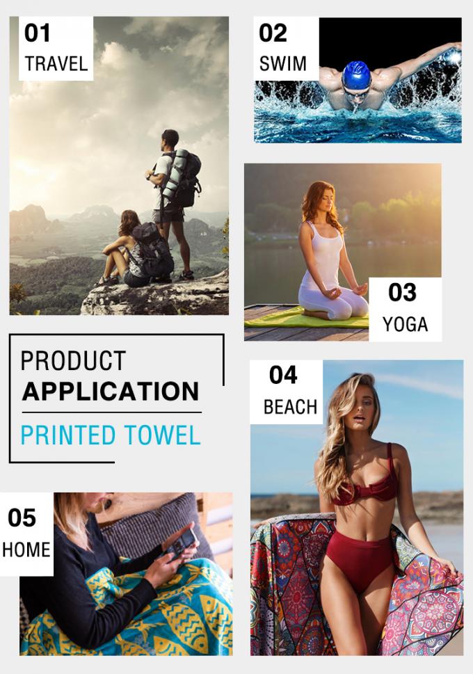 超大サイズ 軽量 乾燥した砂に耐える 吸着剤 ビーチ 泳ぐ ミクロファイバー ビーチ タオル 1