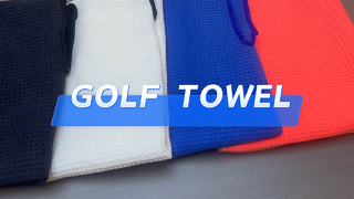 高品質のマイクロファイバーゴルフタオルカスタムロゴ